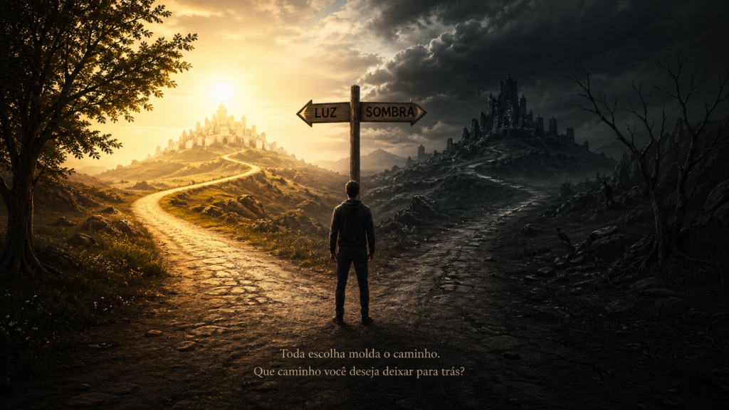  decisão entre caminhos certo e errado