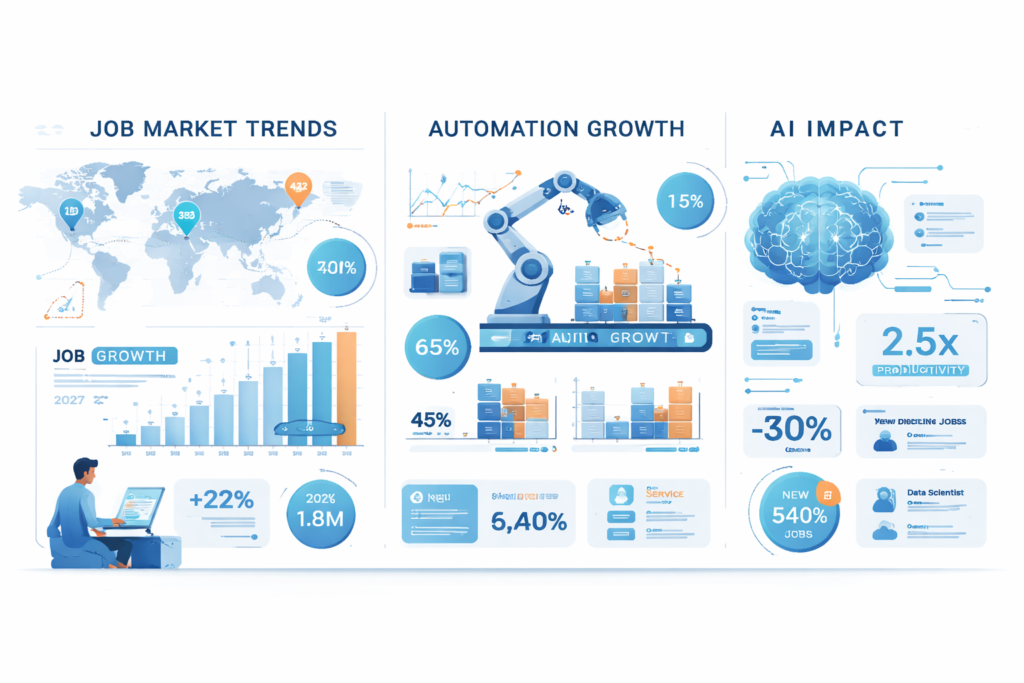 dados sobre profissões do futuro e mercado de trabalho