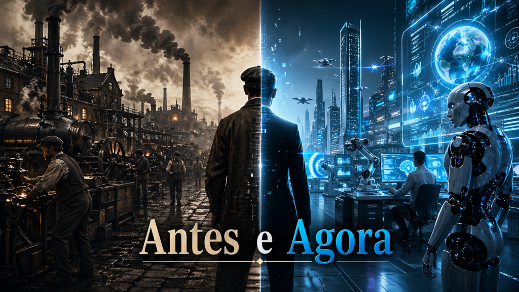 comparação revolução industrial e inteligência artificial