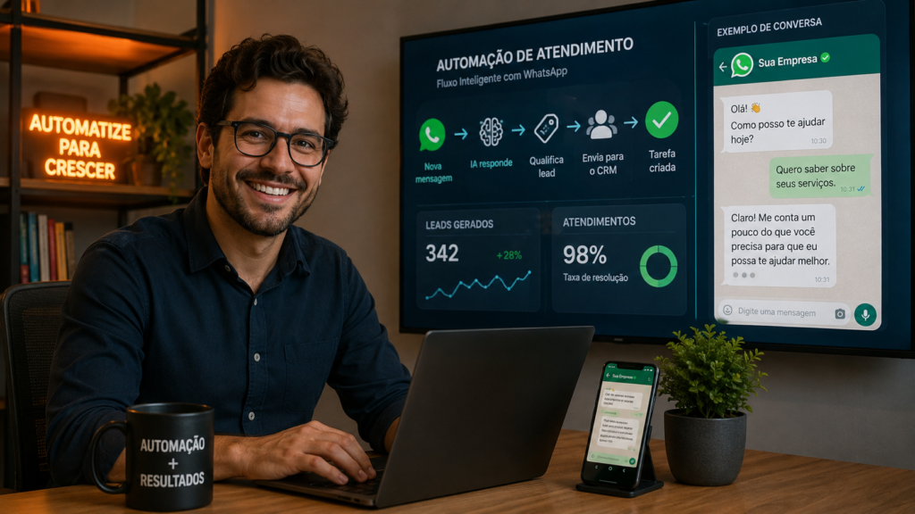 automação empresarial para pequenos negócios
