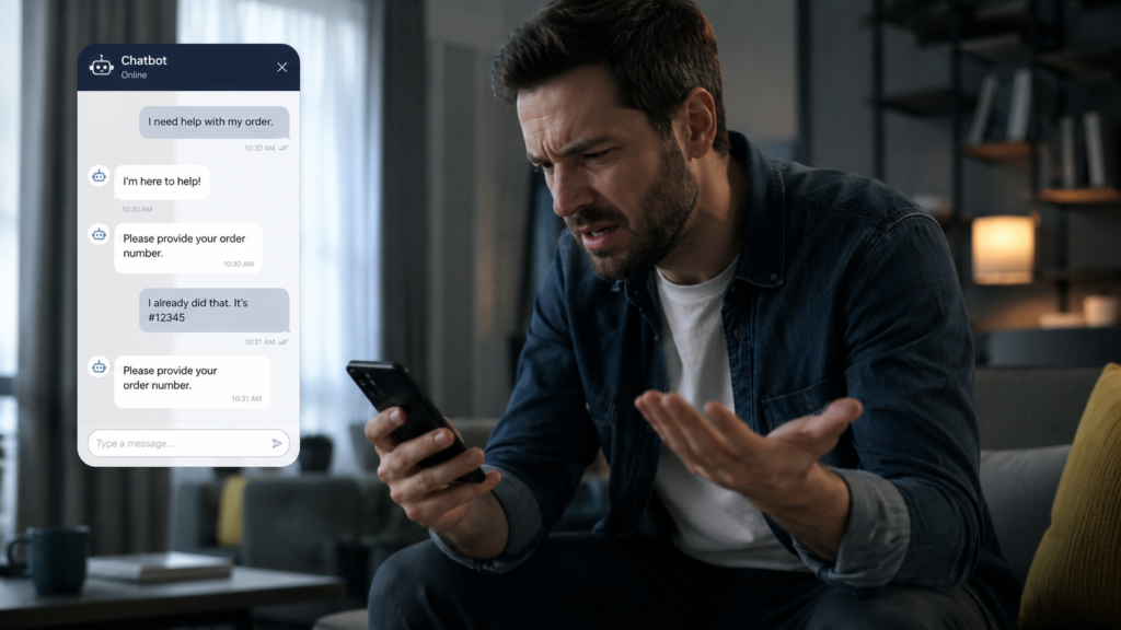  erros de chatbot no WhatsApp