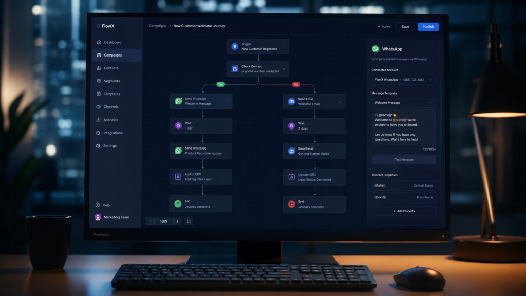 Fluxo automatizado de vendas em pequena empresa