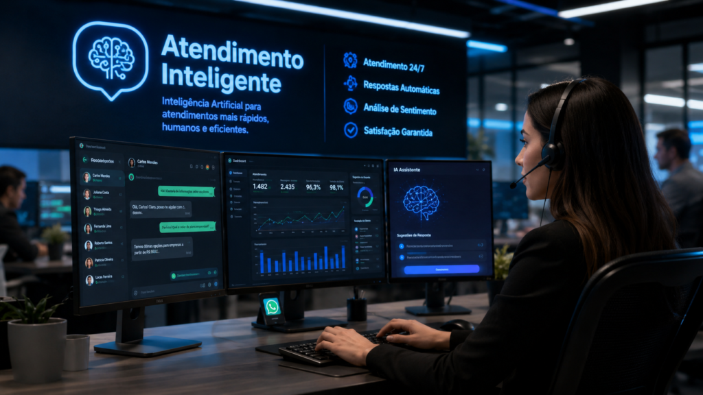inteligência artificial no atendimento online para empresas
