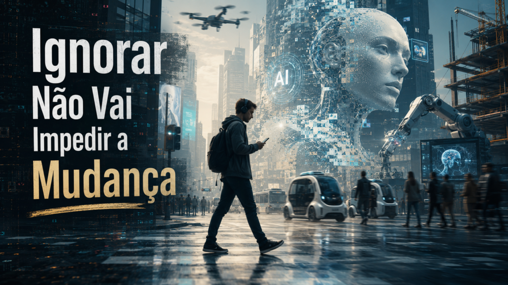 pessoas ignorando transformação causada pela inteligência artificial
