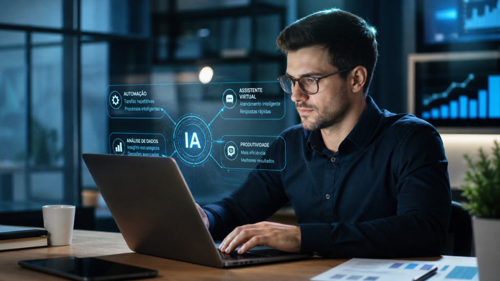 inteligência artificial no trabalho e produtividade profissional