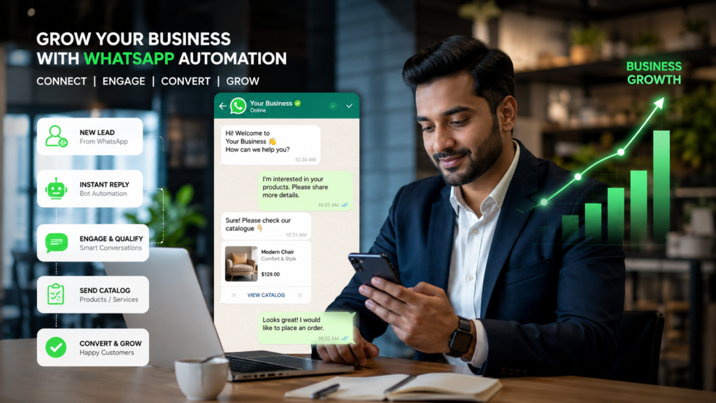 automação de vendas no WhatsApp
