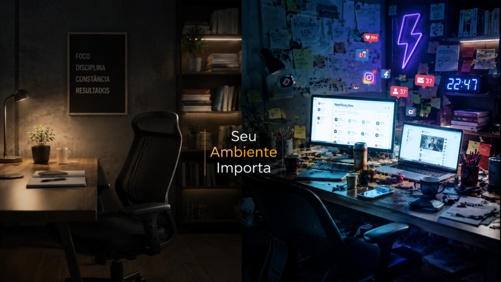 ambiente influenciando hábitos e produtividade
