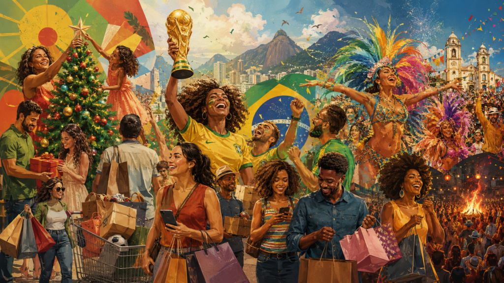 consumo brasileiro impulsionado por datas comemorativas e grandes eventos
