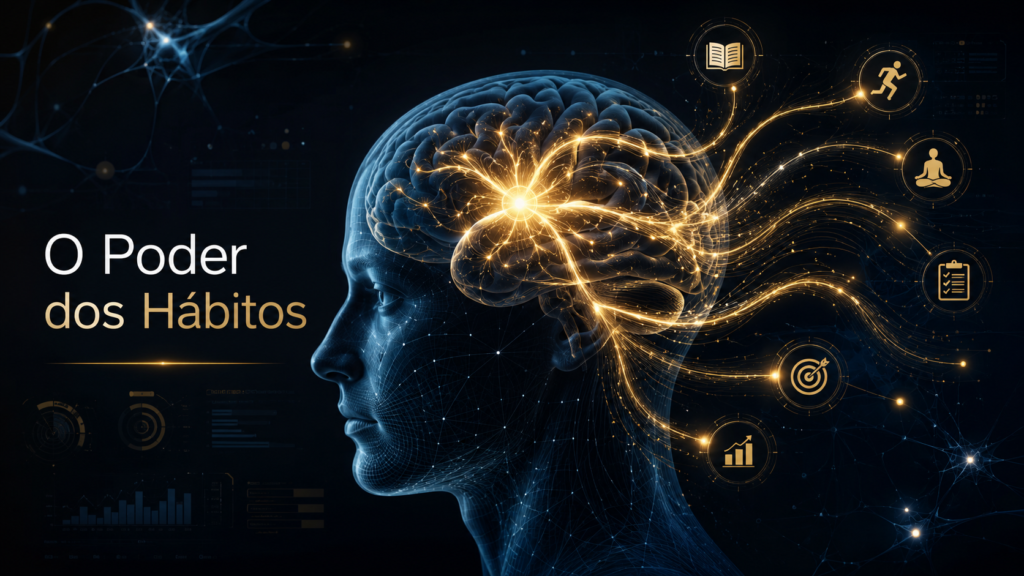 cérebro humano formando hábitos automáticos
