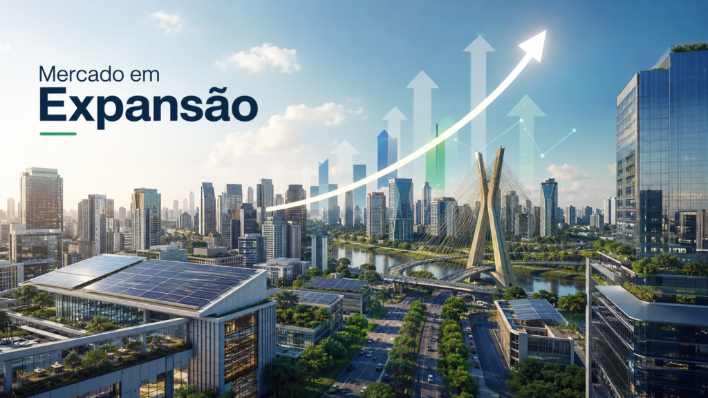 crescimento acelerado do mercado de energia solar
