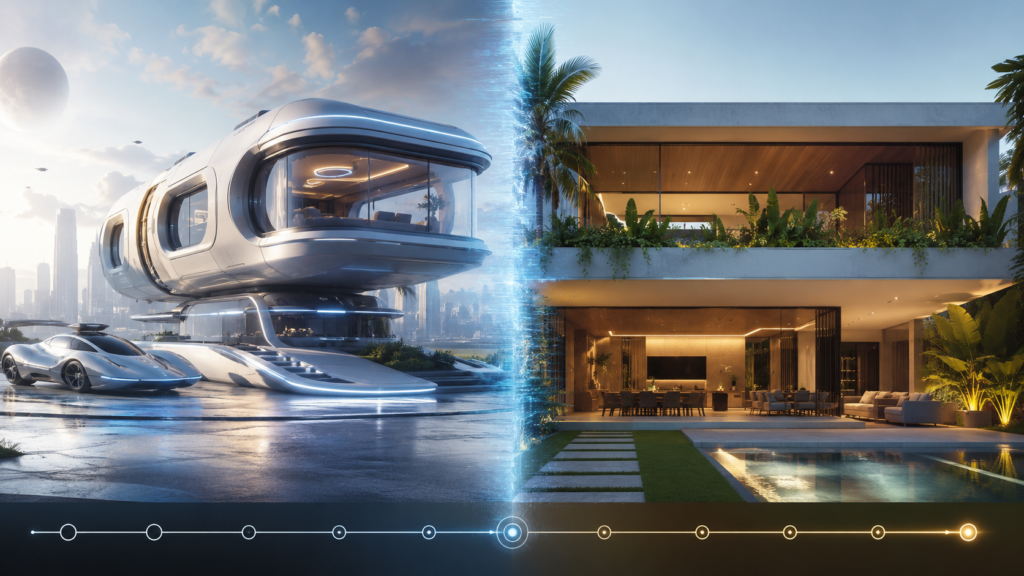 evolução da automação residencial da ficção científica para casas modernas