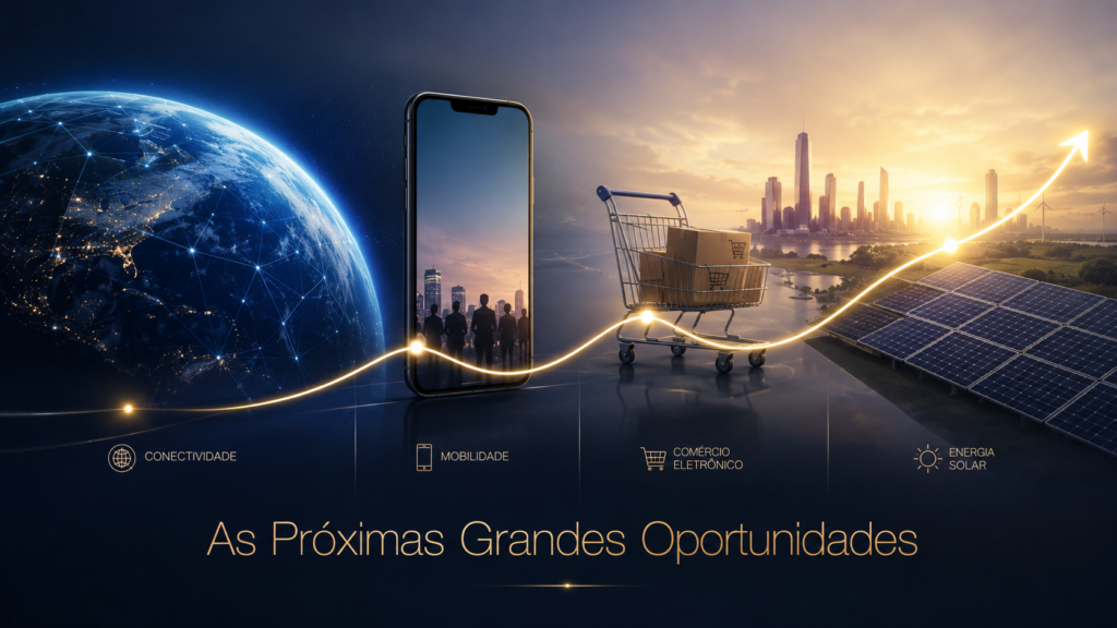 comparação entre revoluções tecnológicas e novos mercados