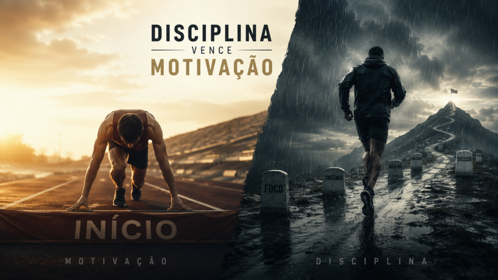 diferença entre motivação e disciplina
