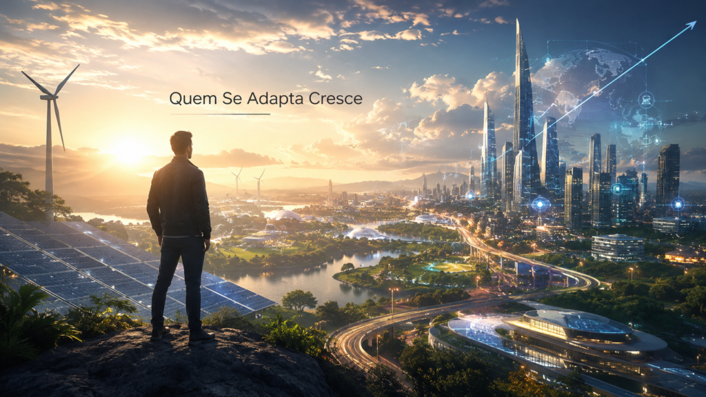 profissional se preparando para o futuro do mercado